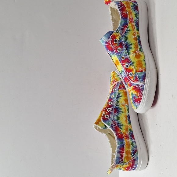 Corkys Multicolor Slip-On Streetwear Vibrant Tie-Dye Slip On Boho Sneakers Sz.10 - Picture 8 of 13